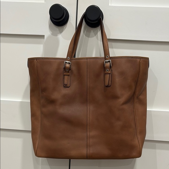 Rare Vintage Coach Large Gallery Tote Bag 7598 - Picture 2 of 10